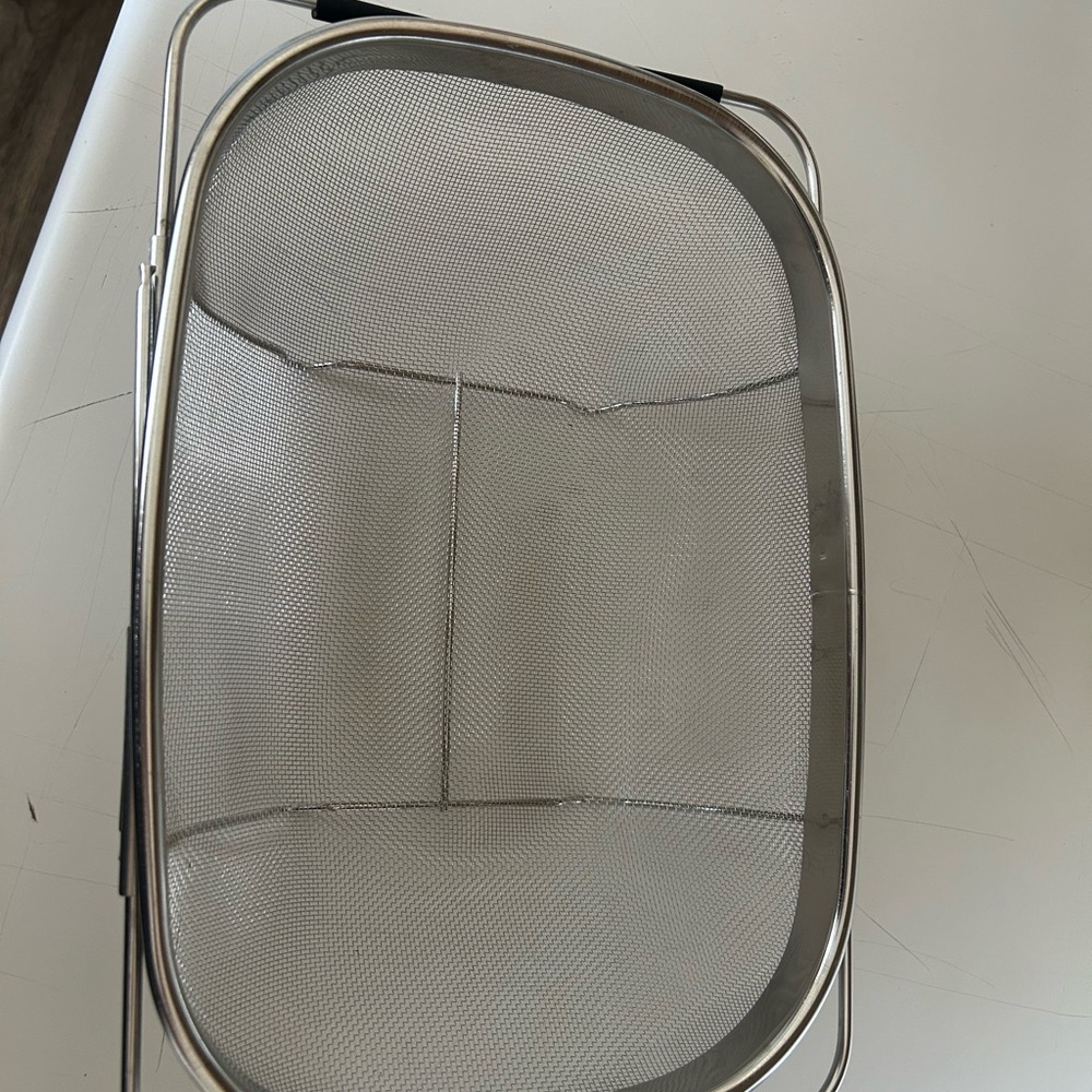 Silver Mesh Strainer Basket